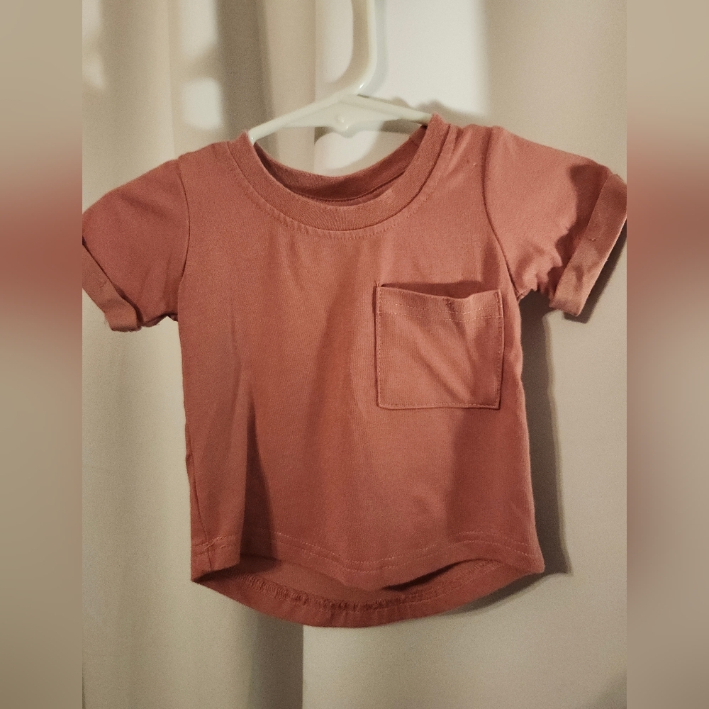 Little Bipsy 0-3m shirt pink